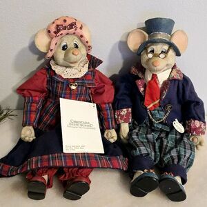 Vintage 90s Christmas Around The World Mouse Marcus and Millie House of Lloyd